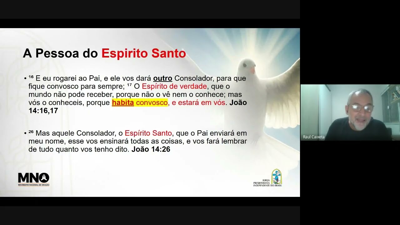 A Natureza e a Pessoa do Espirito Santo  / Revº Raul Caixeta