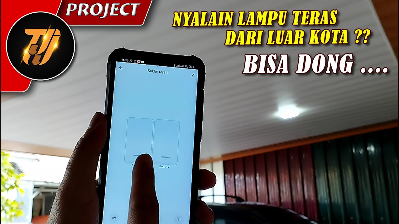 Cara pasang dan setting saklar pintar /  smart wall switch wifi