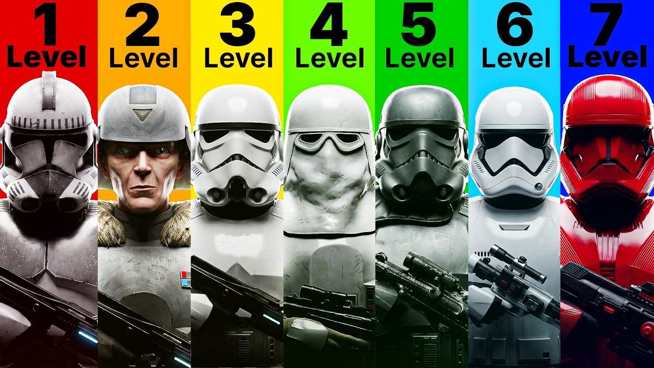 7 Levels of Stormtrooper Explained
