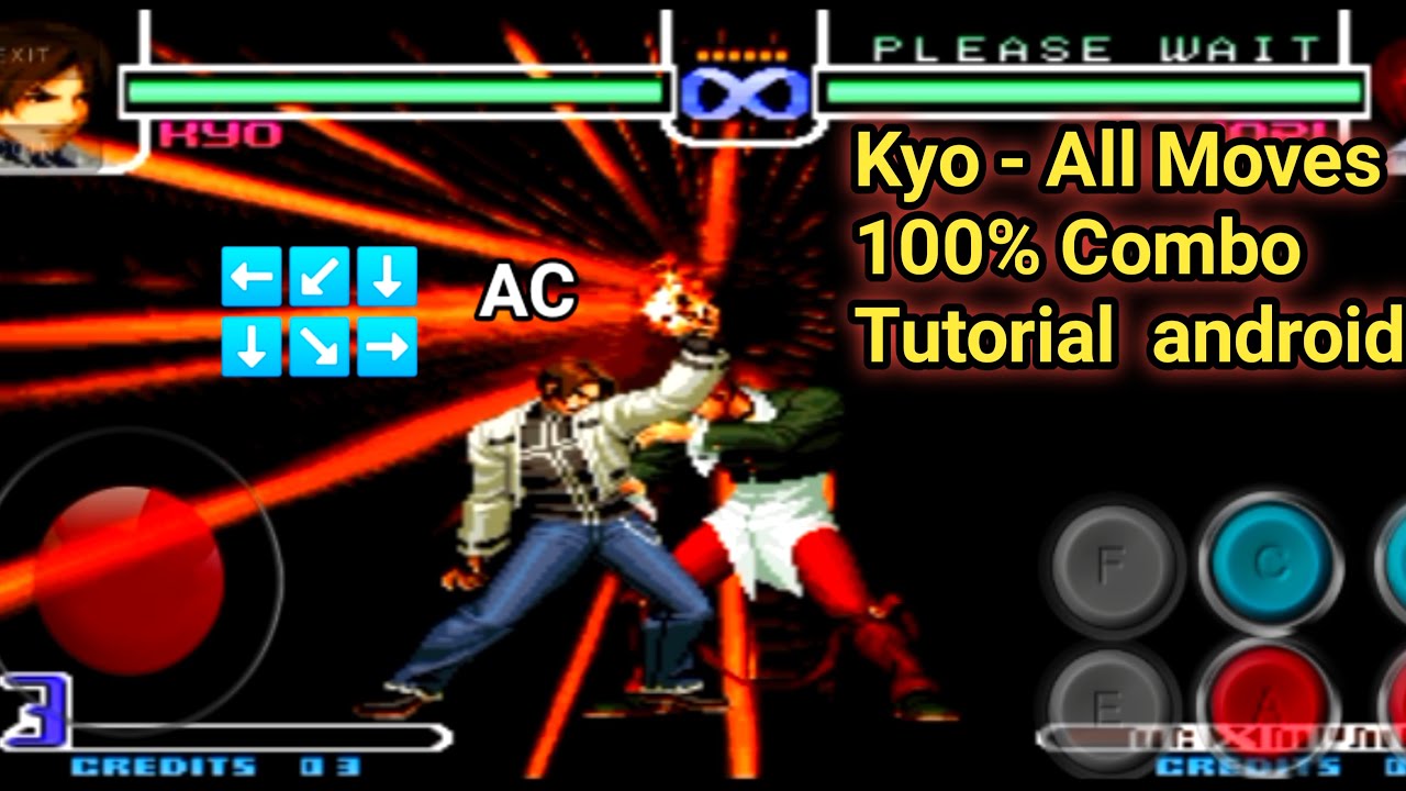Kof 2002 Kyo All Moves & 100% Combo Tutorial 