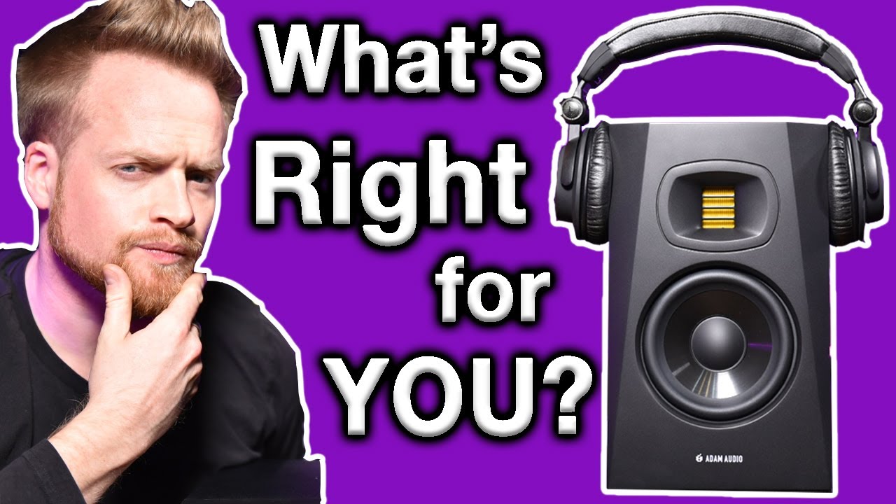 SPEAKERS vs HEADPHONES | Adam Audio SP5s & T5Vs