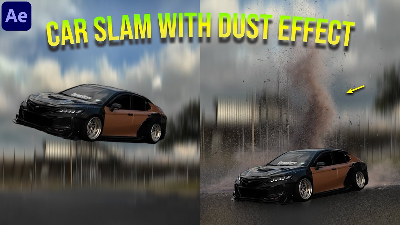 Car Slam With Dust Effect in After Effects