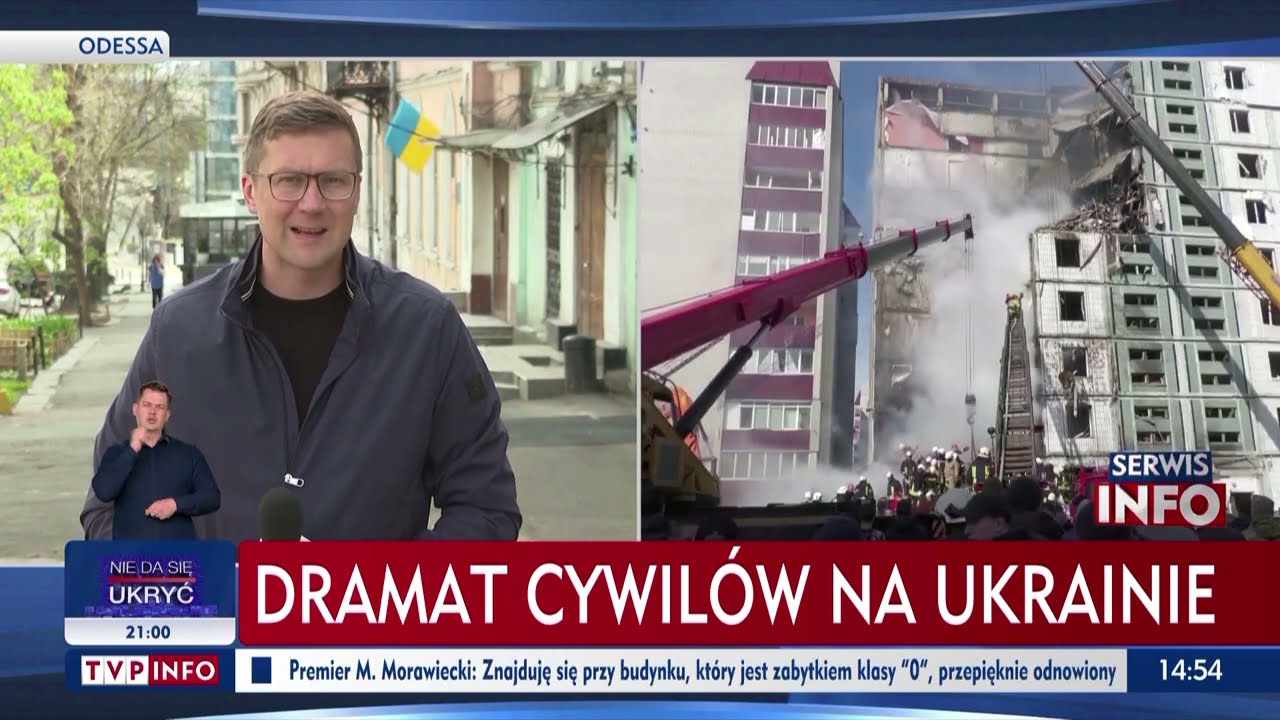 Liczba ofiar ataku rakietowego Rosjan na Humań wzrosła do 23. Relacja red. Piotra Kućmy