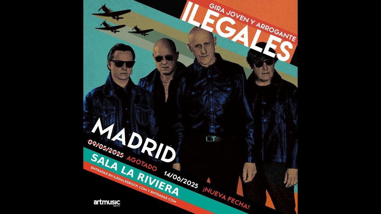 ILEGALES (9 de Mayo de 2025, sala LA RIVIERA)