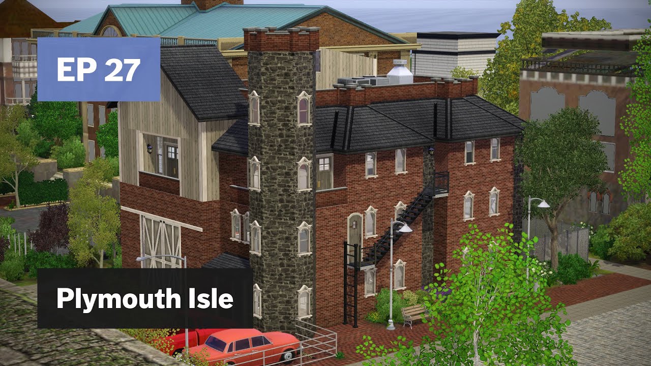 Fire Station • Plymouth Isle EP 27 • The Sims 3 Create a World