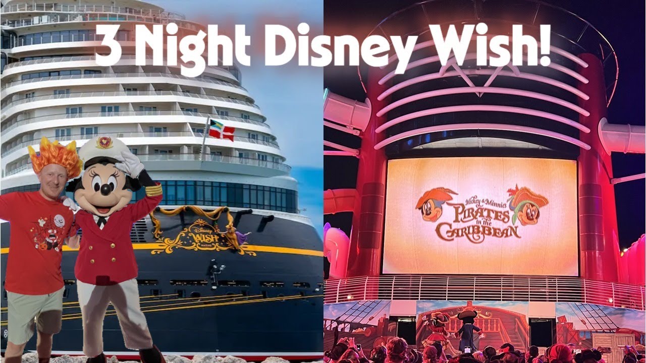 Disney Wish Cruise Adventure |3 Magical Nights at Sea! 🛳️✨
