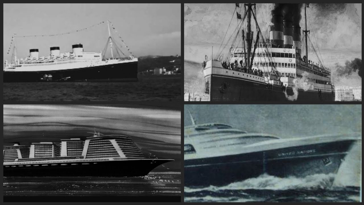 Fallen Liners's Voice ( Planned ocean liners + Cruise ship + City ship horn ) part 1,2,3,4