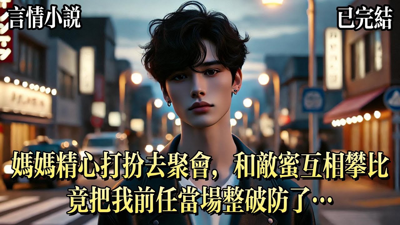 我媽上學時有個敵蜜。同學聚會上，她和敵蜜攀比起來。我女兒給我找了個玉樹臨風，才華橫溢的女婿。我兒子也給我找了個貌美如花，聰明伶俐的兒媳，他們過幾天就要結婚了。