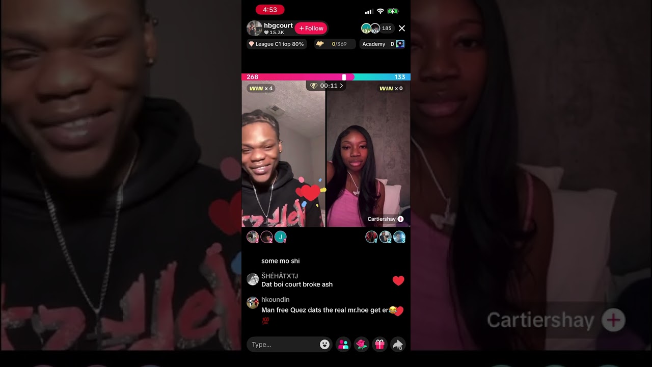 hbgcourt rizzing up a girl tiktoklive