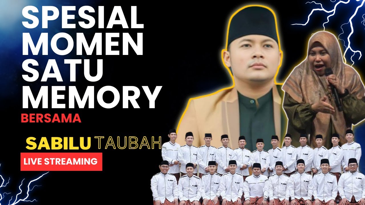 ⭕ LIVE!!! Spesial MOMEN GUS BAHRU ZAMZAMI Dan Hj.KHARISMA YOGI NOVIANA Bersama Hadrah SABILU TAUBAH