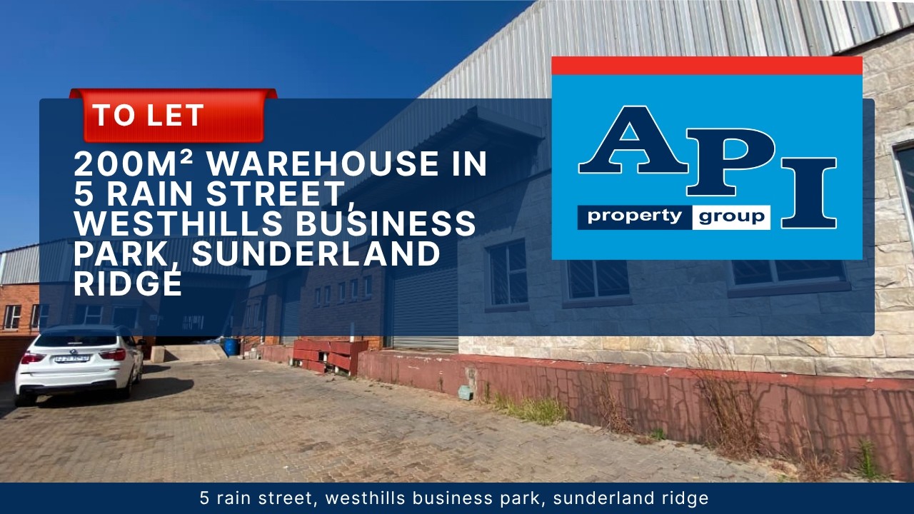 200m&sup2; Warehouse To Let Westhills