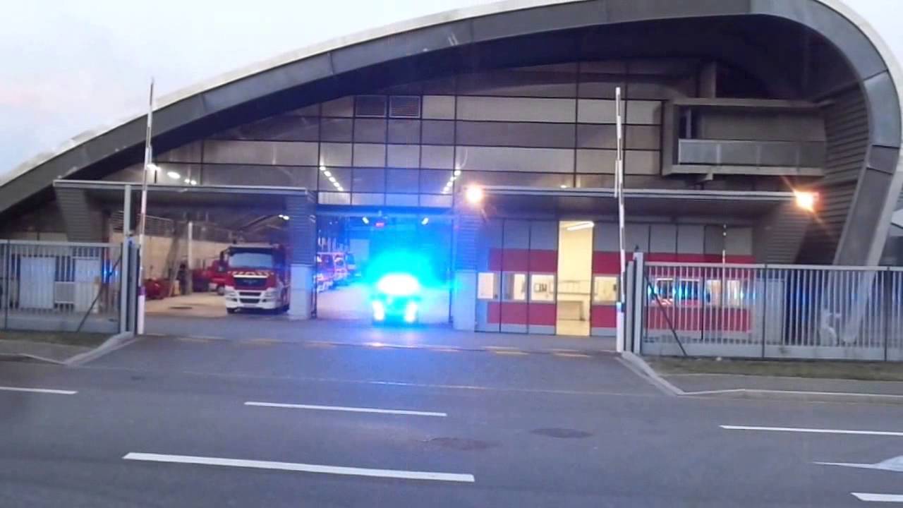 SDIS68 Départ VSAV2+VLCG1+BEA32 CSP 3F Saint-Louis