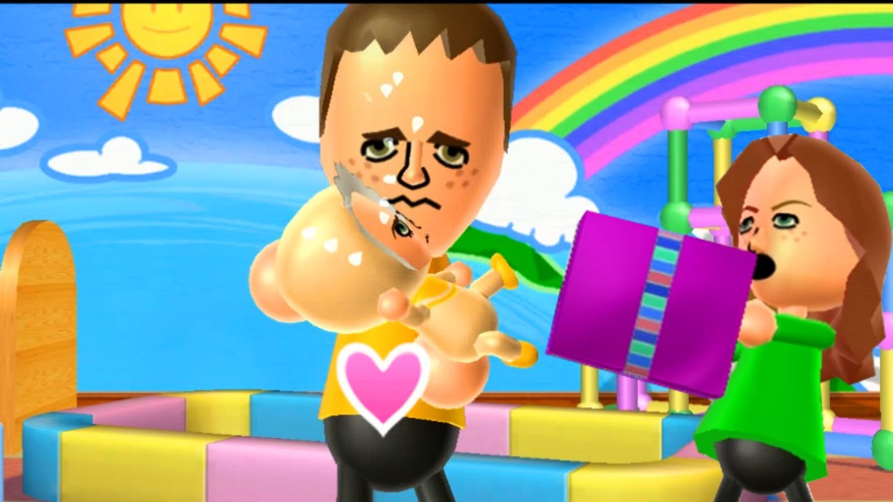 Wii Party Minigames - Player Vs Michael Vs Hiromi Vs Kathrin