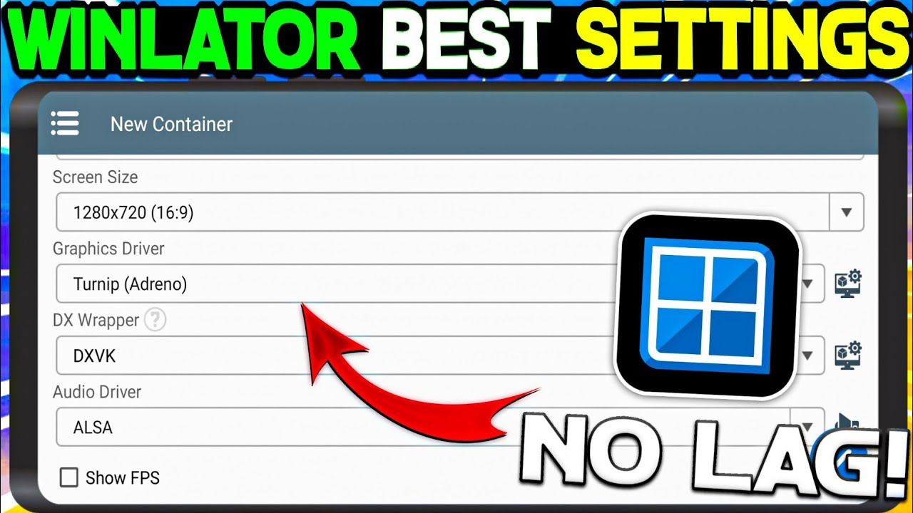 🔥 Winlator Emulator Best Settings For All Phone |Winlator 60 Fps No Lag Settings For All Devices