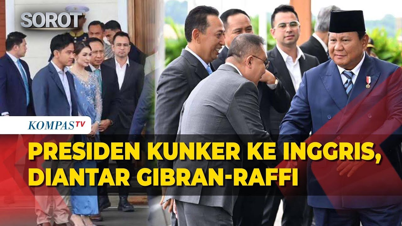 Presiden Prabowo Kunker ke Inggris-Swiss, Diantar Gibran hingga Raffi Ahmad