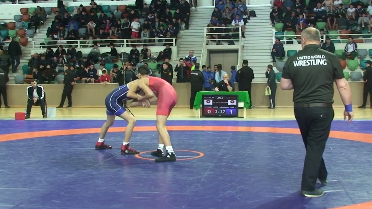 1/16 final GR - 57 kg: Amin Cavadov - Cəsur Məmmədov