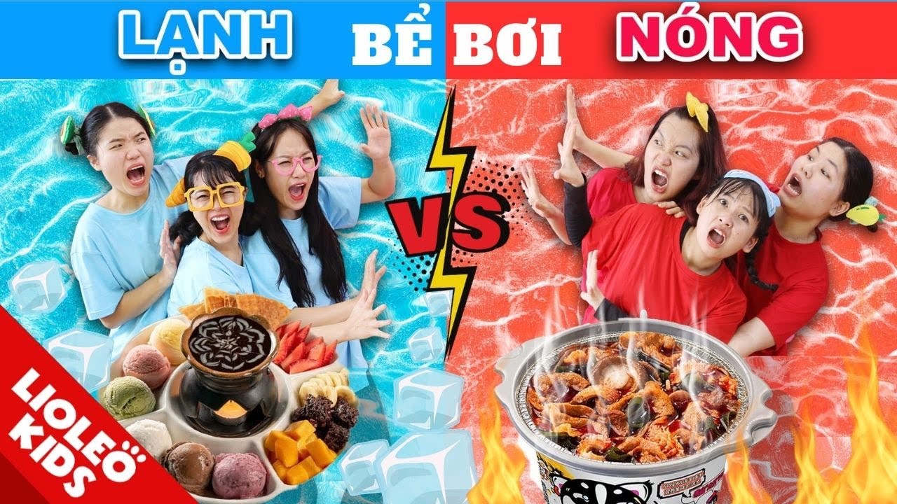 BỂ BƠI NÓNG LẠNH - Lần đầu ăn LẨU TỰ SÔI và LẨU KEM trên bể bơi!! -  LHSQ Tập 19