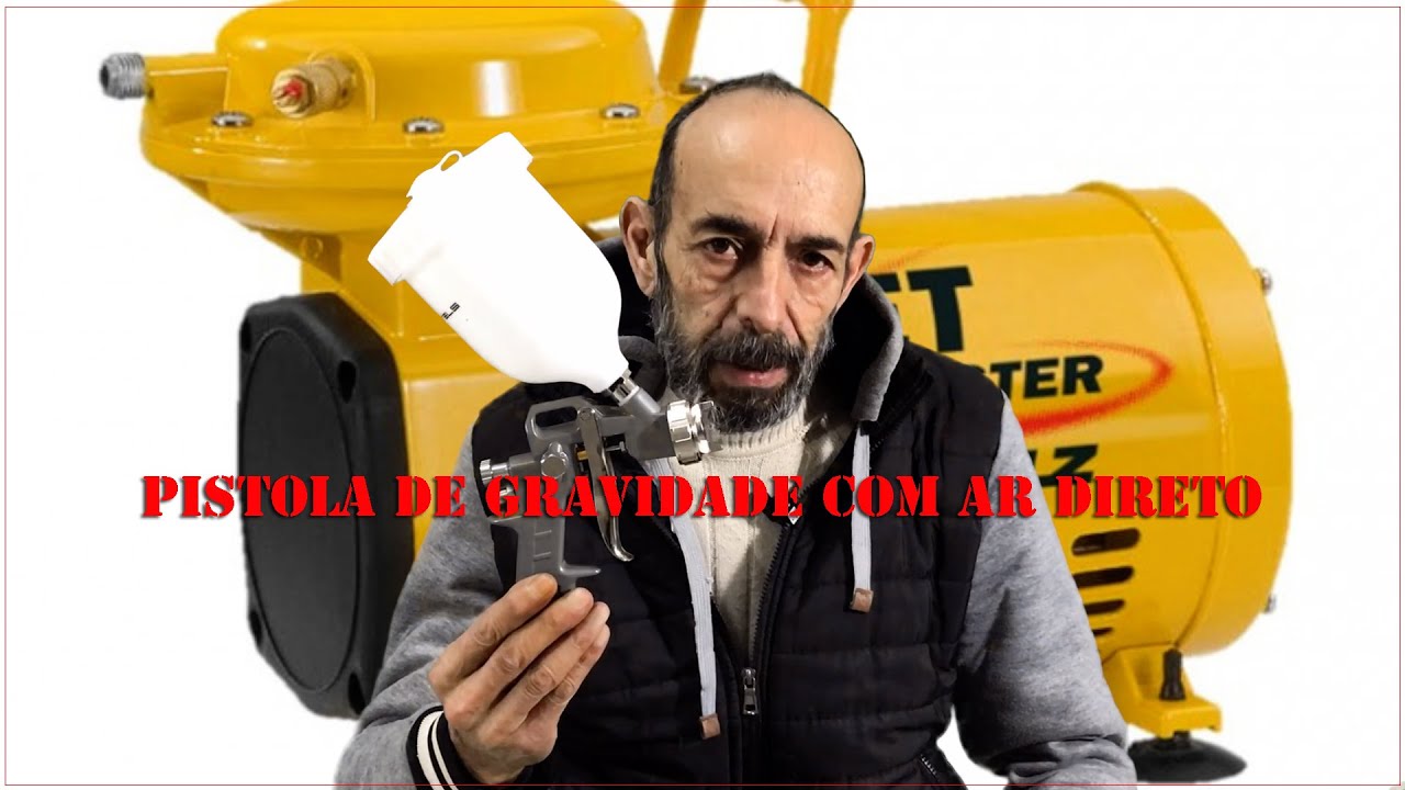 Adaptar pistola de gravidade para ar direto