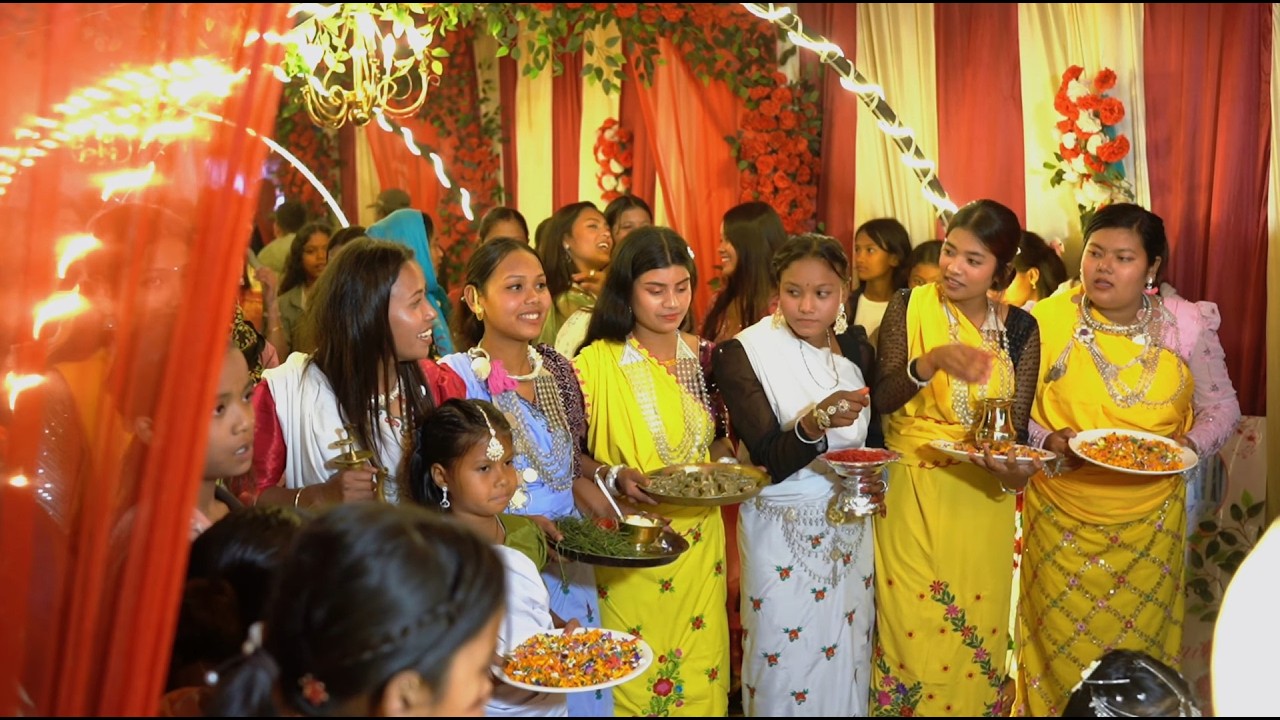 A perfect match, a beautiful bond, a lifetime of togethernes❤️🌹 | Tharu Wedding Highlights