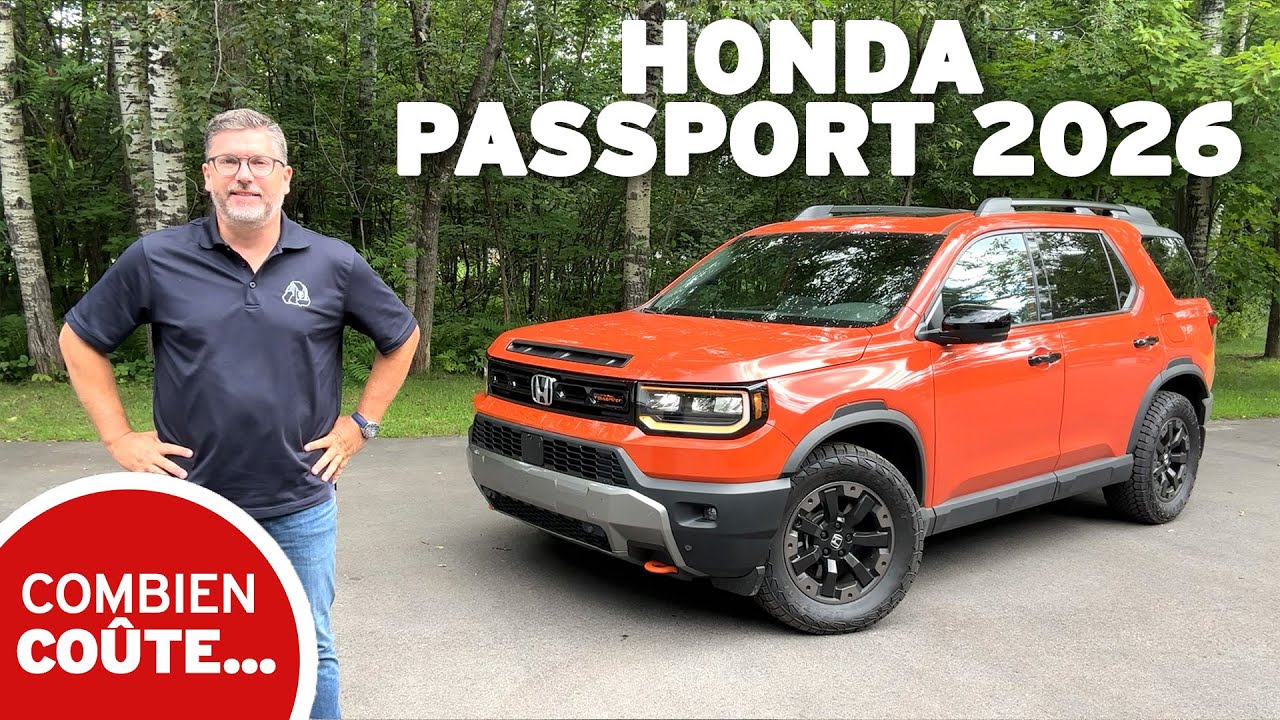Combien coûte...le Honda Passport TrailSport 2026.