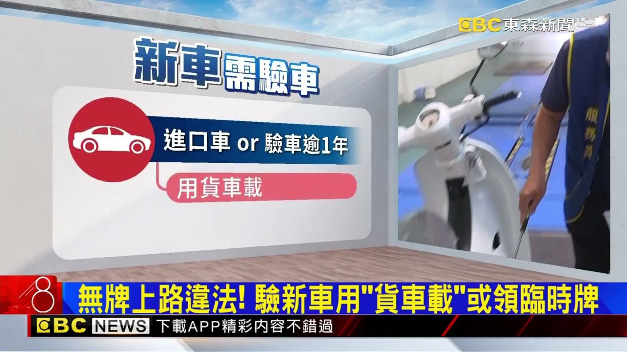 獨家》便宜行事！「無牌上路」幫客驗車 機車行致歉@newsebc