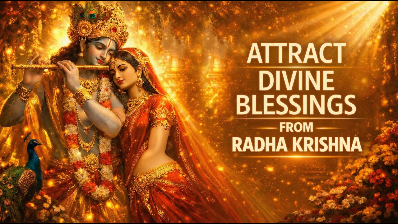 REMOVE STRESS NOW! Jai Radha Madhav Chanting for Peace, Healing & Deep Calm