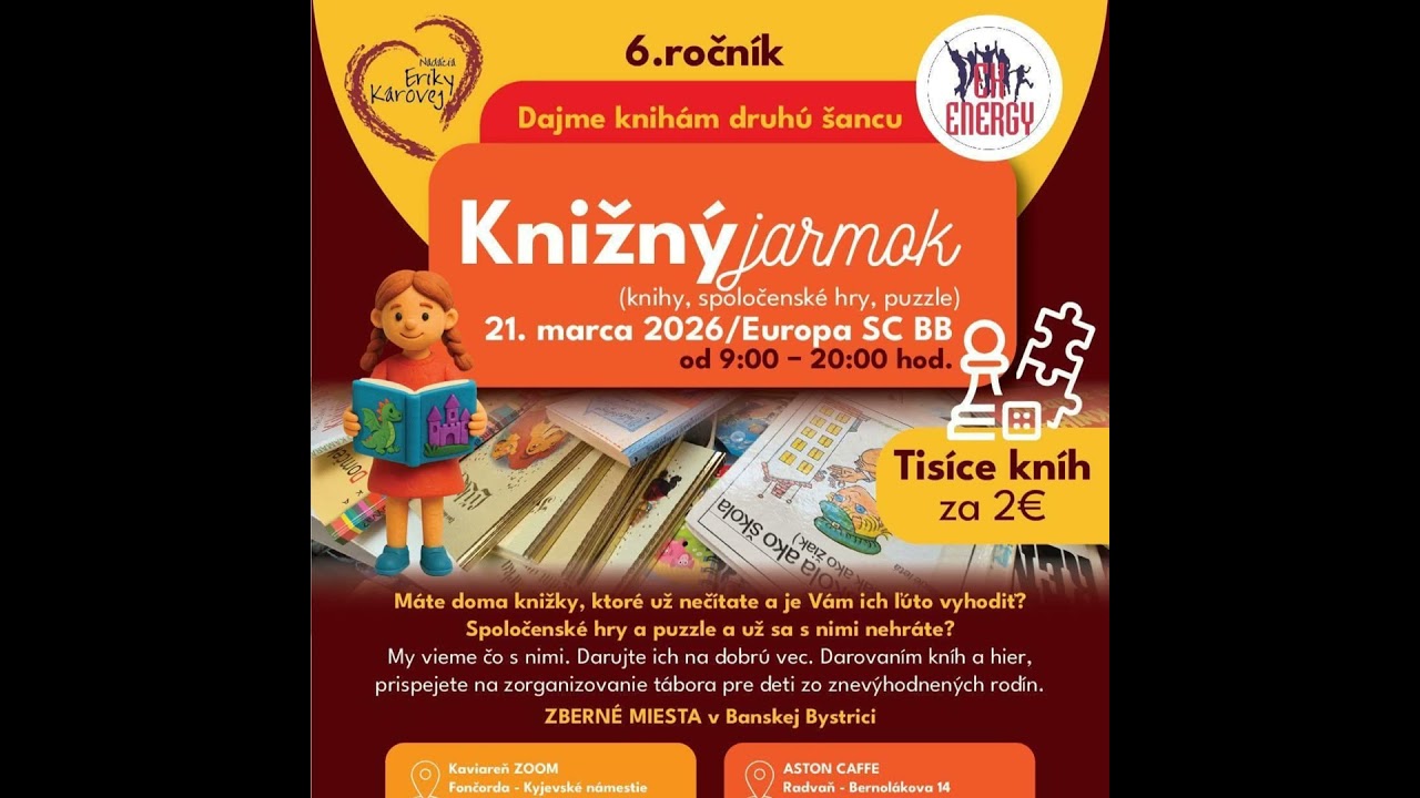 Knižný jarmok sa blíži, pôjde už o 6. ročník