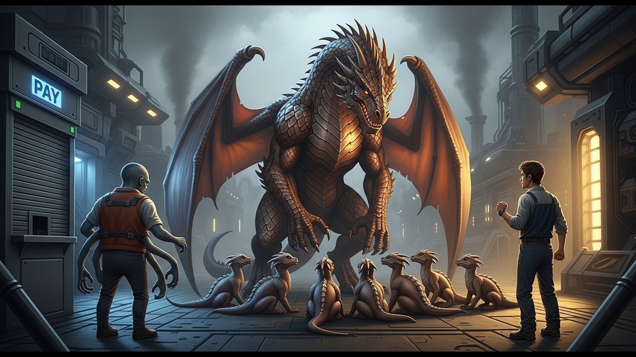 “My Children Are Starving… I Only Asked for My Wages,” the Dragon Mother Whispered — Then a Human