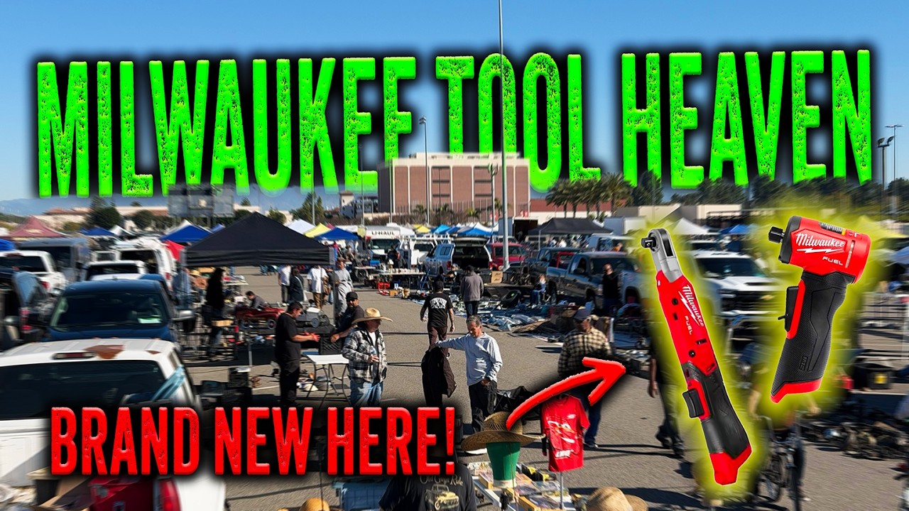 Рай для любителей инструментов Milwaukee на барахолке! (Совершенно новые инструменты!)