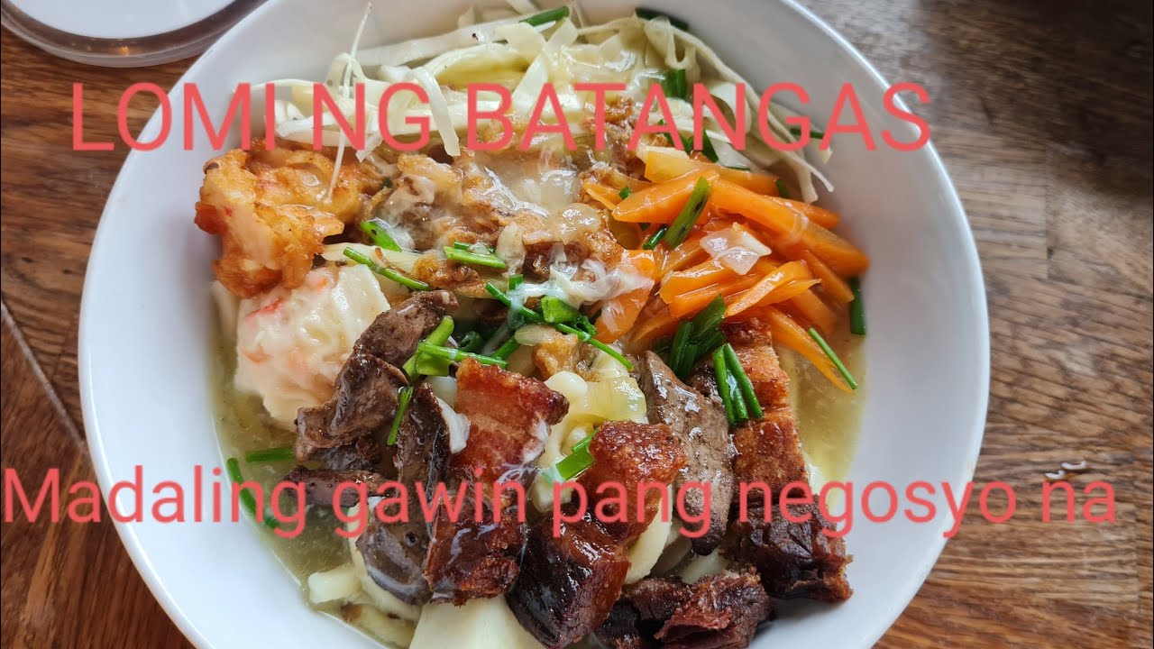 Madaling pagawa Lomi ng batangas @pinaycuisineinsweden
