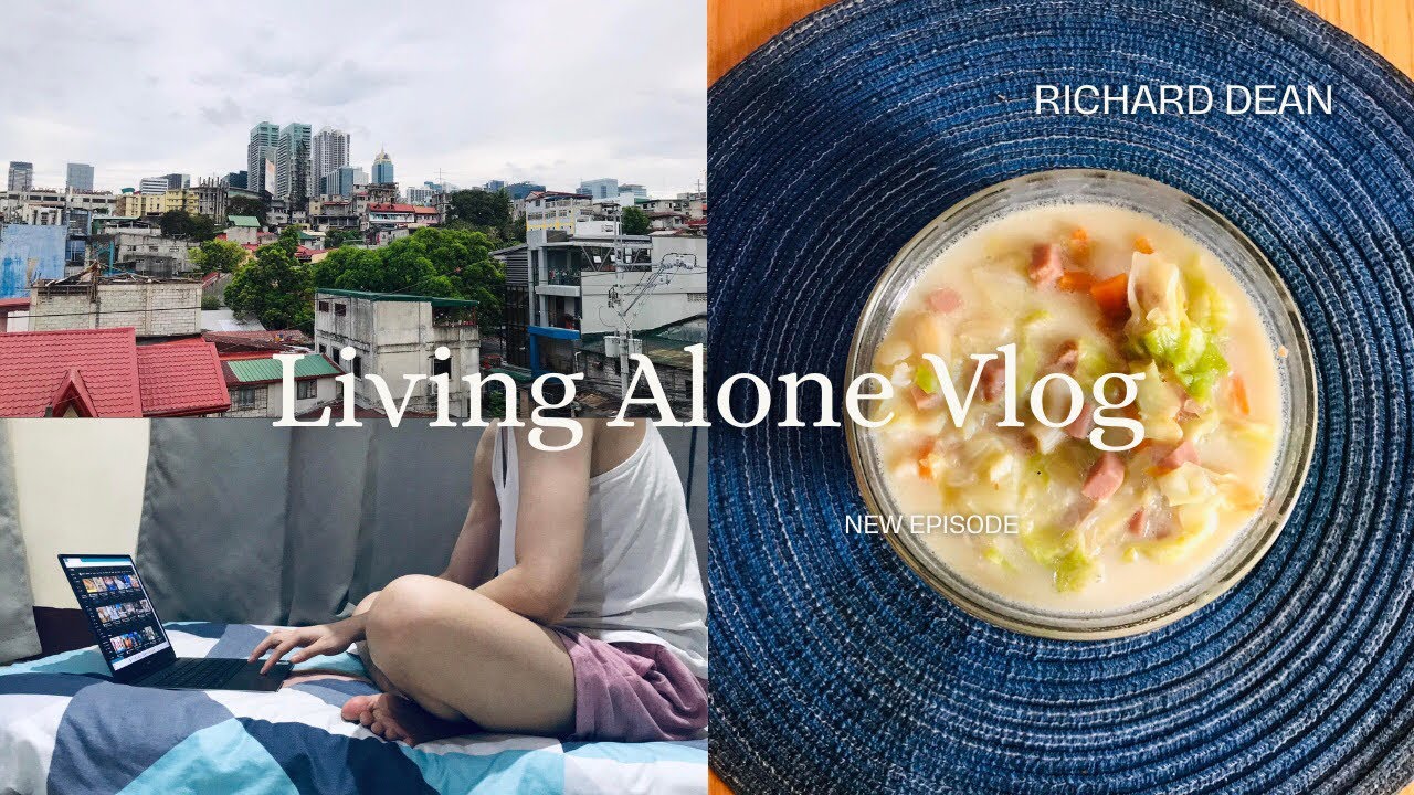 Living alone vlog: Rainy days, comfort food 🍲 how i spend my weekend 👨🏻‍💻#shopeetagtowin