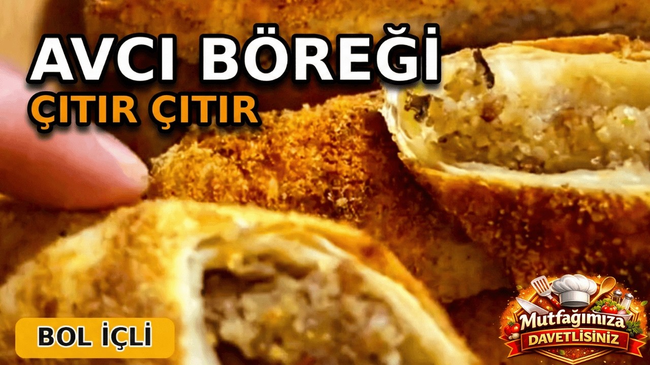 Avcı Böreği 🔥 Çıtır Dışı, Bol İçli | Hunter’s Börek (TR-EN)