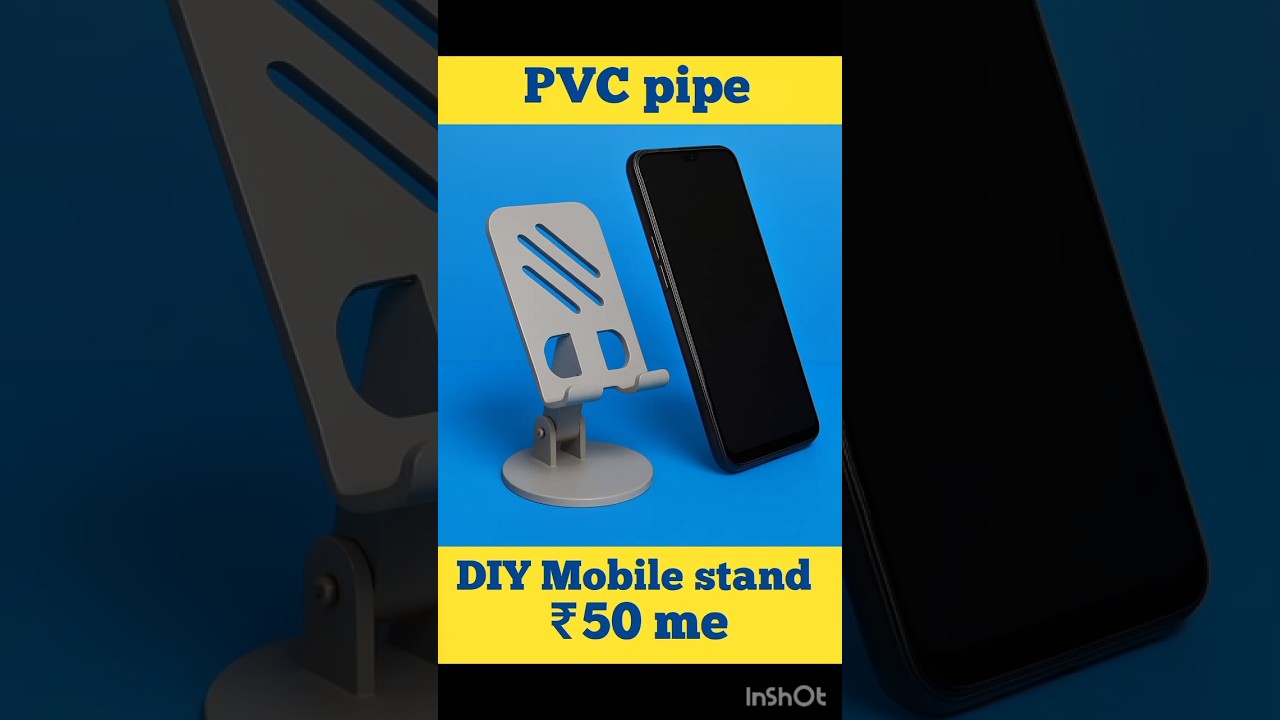 How to make mobile stand with pvc pipe 