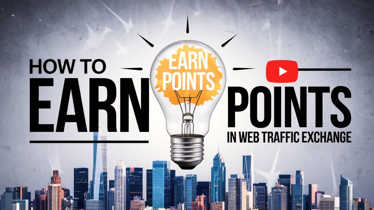 ✨How To Earn Points In Web Traffic Exchange🎢- Demo video
