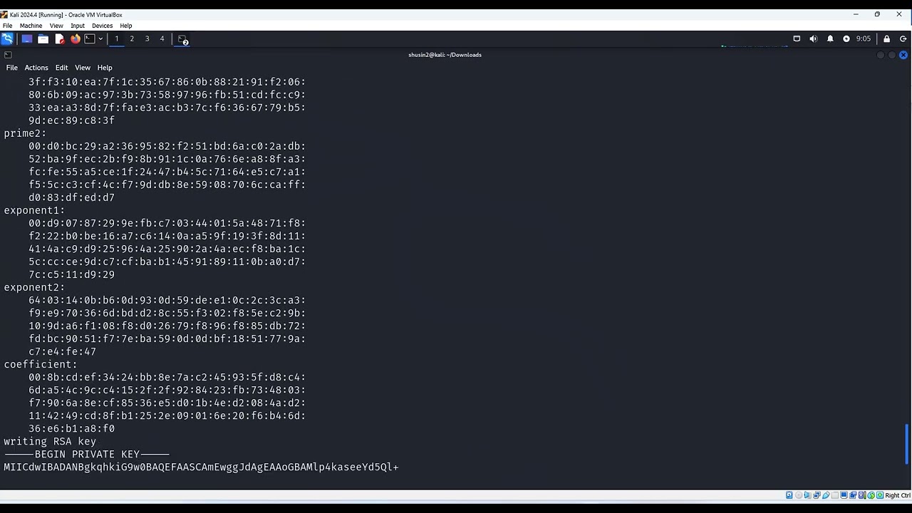 Encrypt and Decrypt using RSA