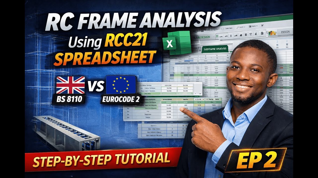 1.2 Анализ железобетонной рамы с использованием электронной таблицы Excel RCC21