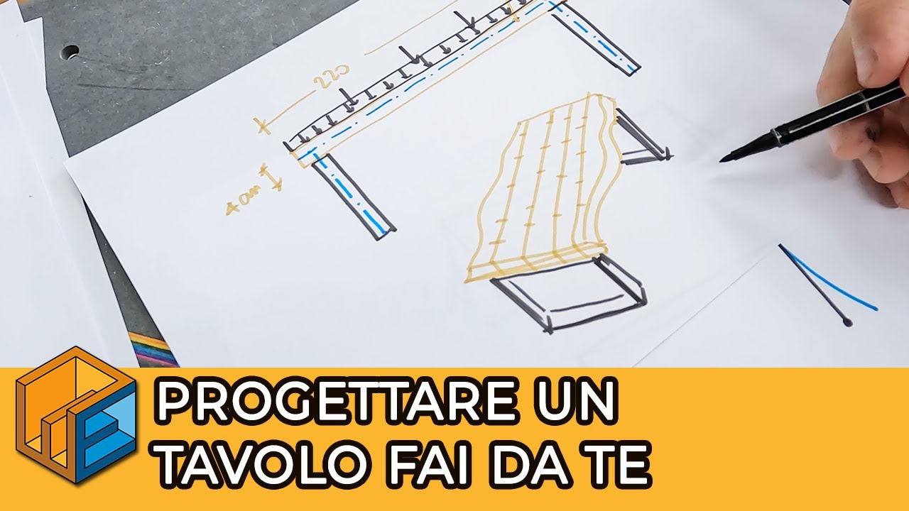 Progettare un tavolo fai da te in legno e ferro // Fai da te e ingegneria