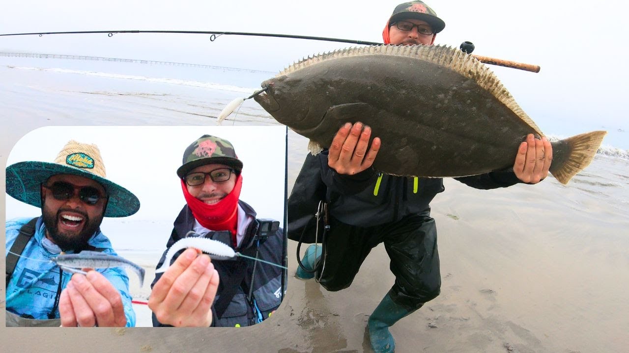 🎣 Ловля палтуса с берега в Калифорнии: раскрываем секреты приманок-свимбейтов без водорослей