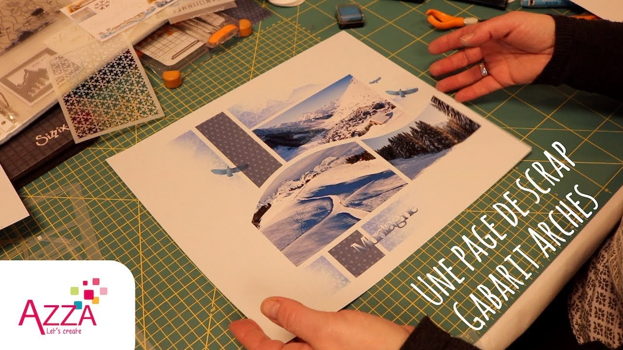 Une page de scrap | Gabarit Arches by Azza | D. Spirlet