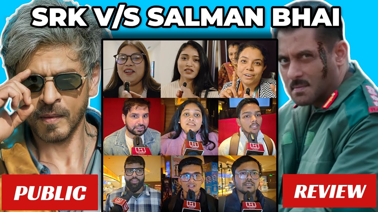 Public Review 🔥 on Shahrukh Khan V/S Salman Khan || Teaser Comparison 