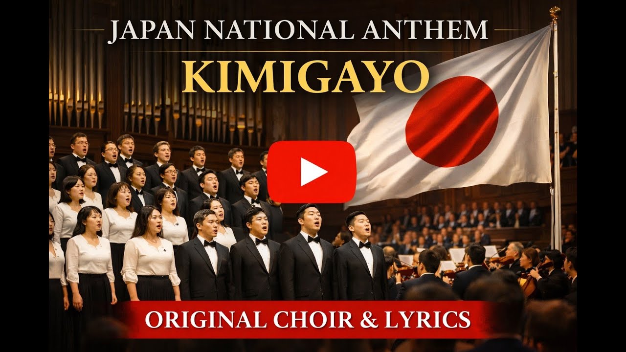 Kimigayo – Japan National Anthem | Original Choir & Lyrics