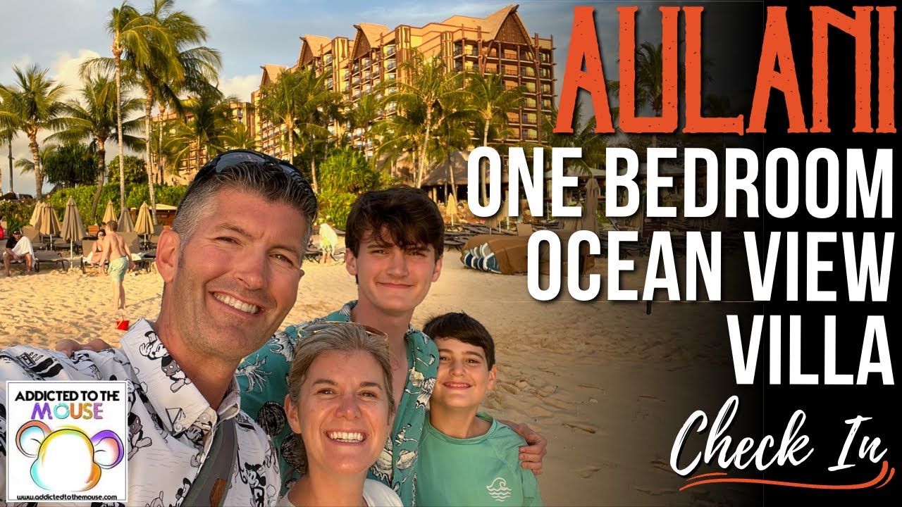 Aulani 2023 - Checking Into Our One-Bedroom Ocean View Villa | Disney's Aulani Resort & Spa