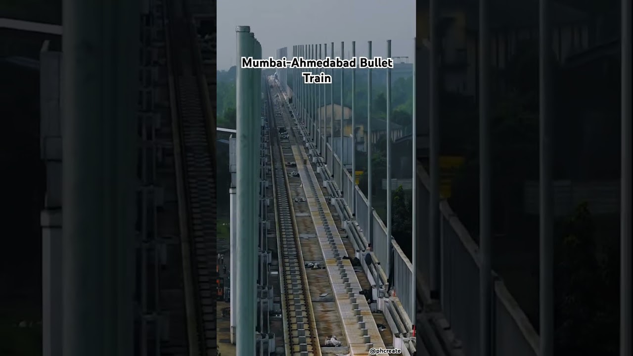 India&rsquo;s First Bullet Train🚆🔥#bullettrainproject #indianrailway #makeinindia #bullet #train #ytshorts