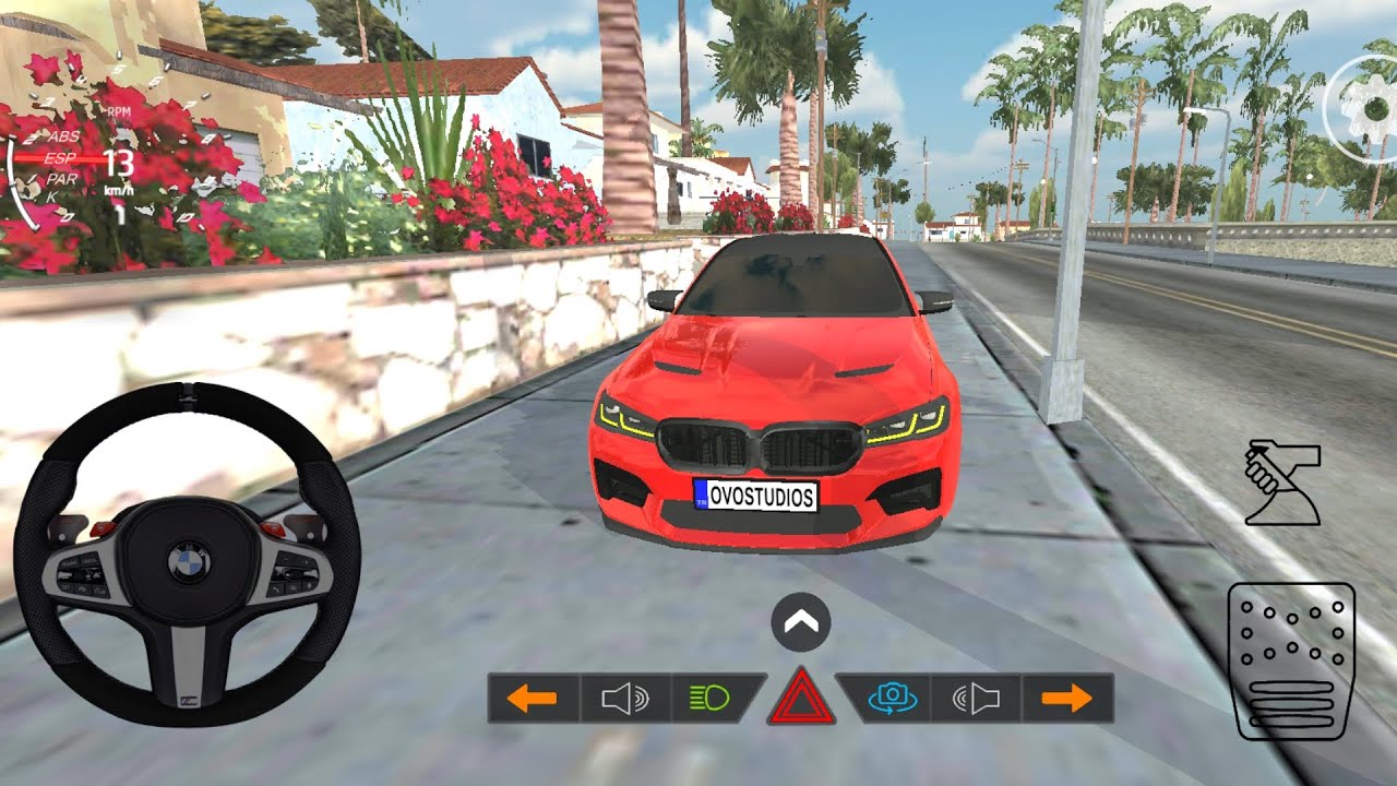 Modified Red BMW M5 (G30)💥🚗 Car Driving Game 2026 - BMW Drift & Park Simulator - #cargame #gameplay