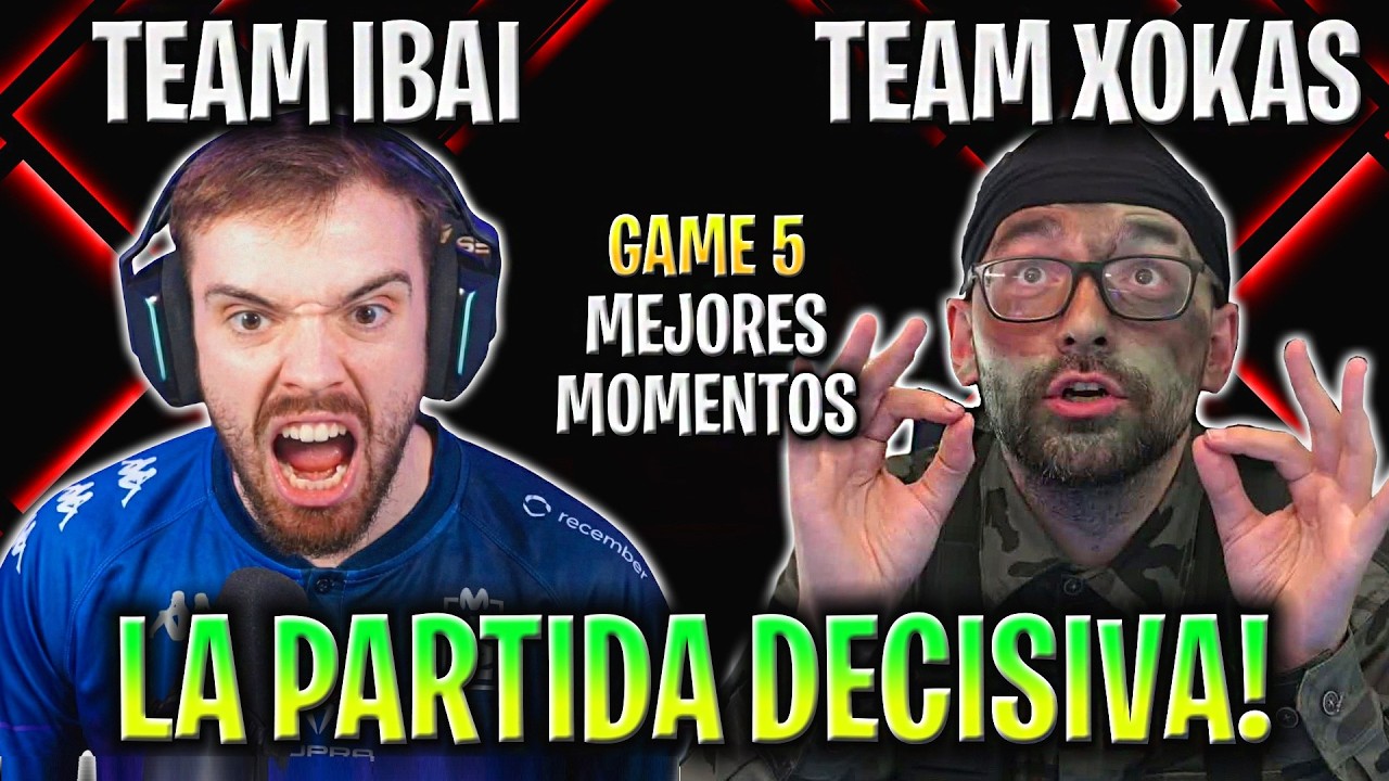 IBAI vs XOKAS! 😱LA PARTIDA DECISIVA!🔥 | TEAM IBAI vs TEAM XOKAS Game 5 SCRIMS LOL