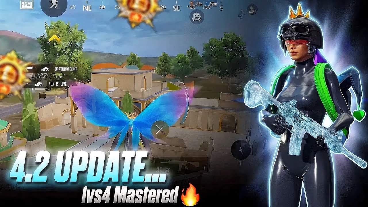 I MASTERED The 4.2 Update 1vs4 Clutch In 2026 🔱 | BGMI + PUBGMOBILE