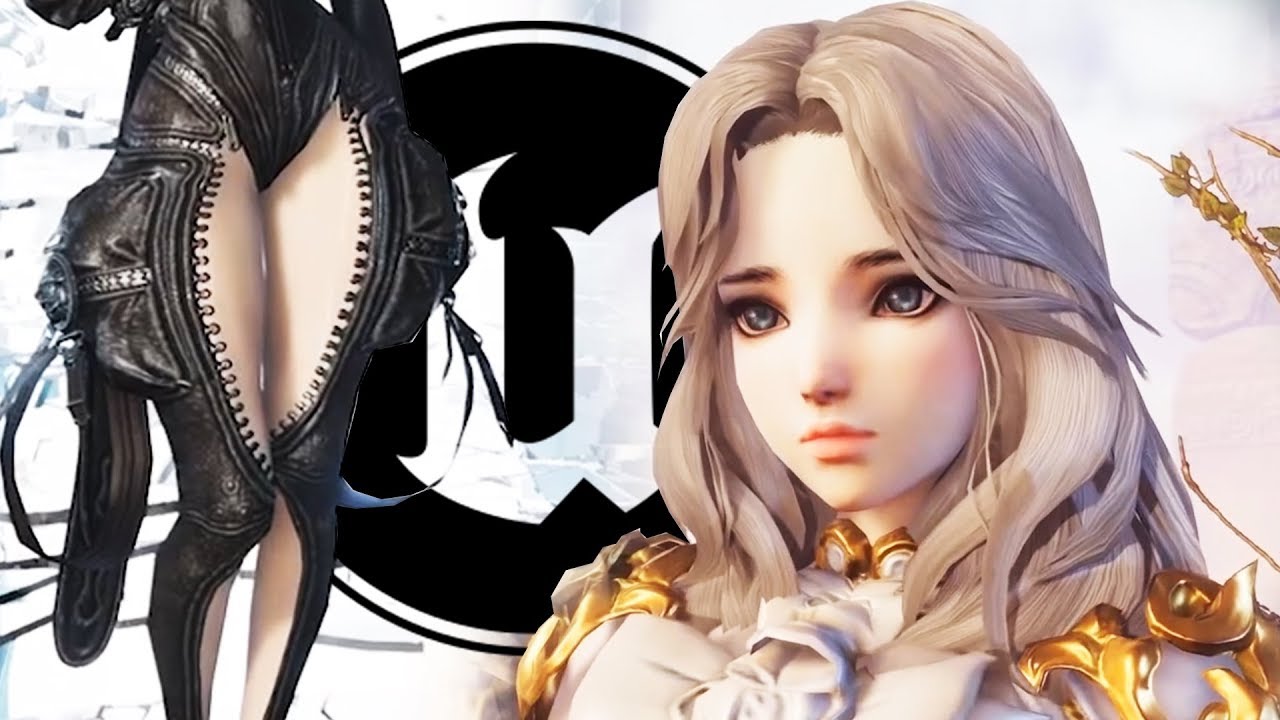 Blade & Soul UE4 Character Creation & Gameplay Reaction w/ Cryy
