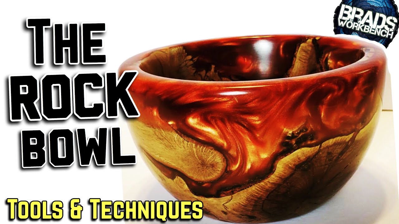 Woodturning Tools & Techniques || The ROCK Bowl