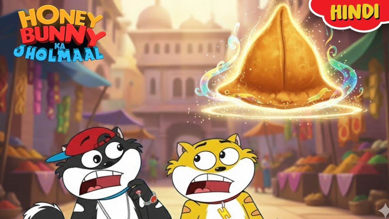 Honey Bunny और जादुई समोसा  | New Gags In Hindi | Kids Show | Animation Video