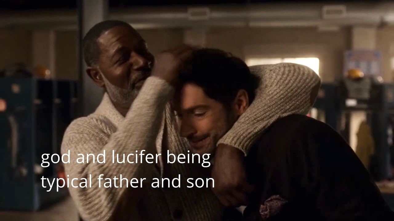 god and lucifer being typical father and son